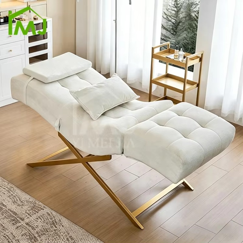 Spa Massager - เตียงนวดสปาหน้าไฮดรอลิกโค้งสำหรับสักคิ้วและต่อขนตา