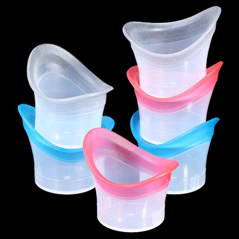 Bath Salts - 【B】ถ้วยล้างตาซิลิโคน 2 ชิ้น ถ้วยอาบน้ำตาแบบนุ่ม ใช้ซ้ำได้ ถ้วยล้างตา
