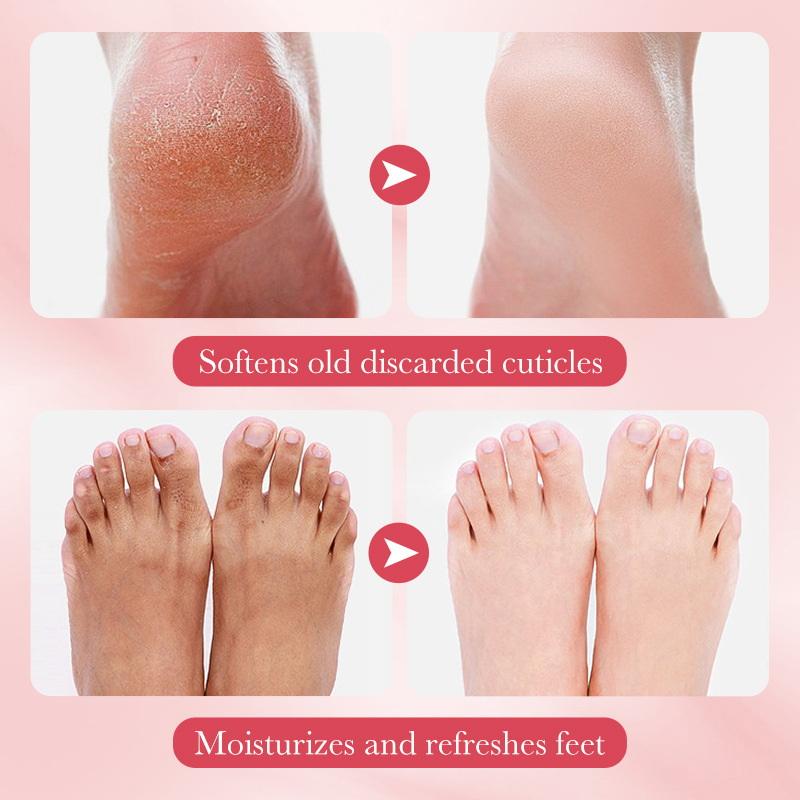 Foot Spa - มาส์กเท้าผลไม้ SADOER 1 คู่ มาส์กบำรุงผิวเท้า ขจัดเซลล์ผิวที่ตายแล้ว