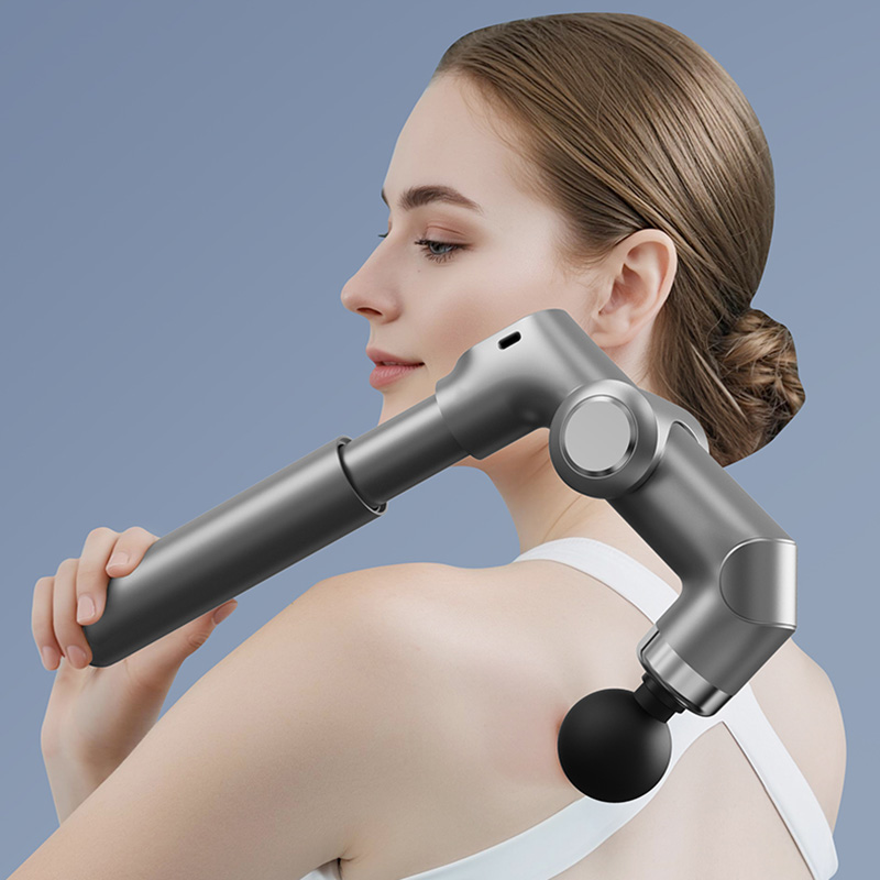 ปืนนวดกล้ามเนื้อแบบยืดหดได้ US - Massage Gun บทวิจารณ์และราคา