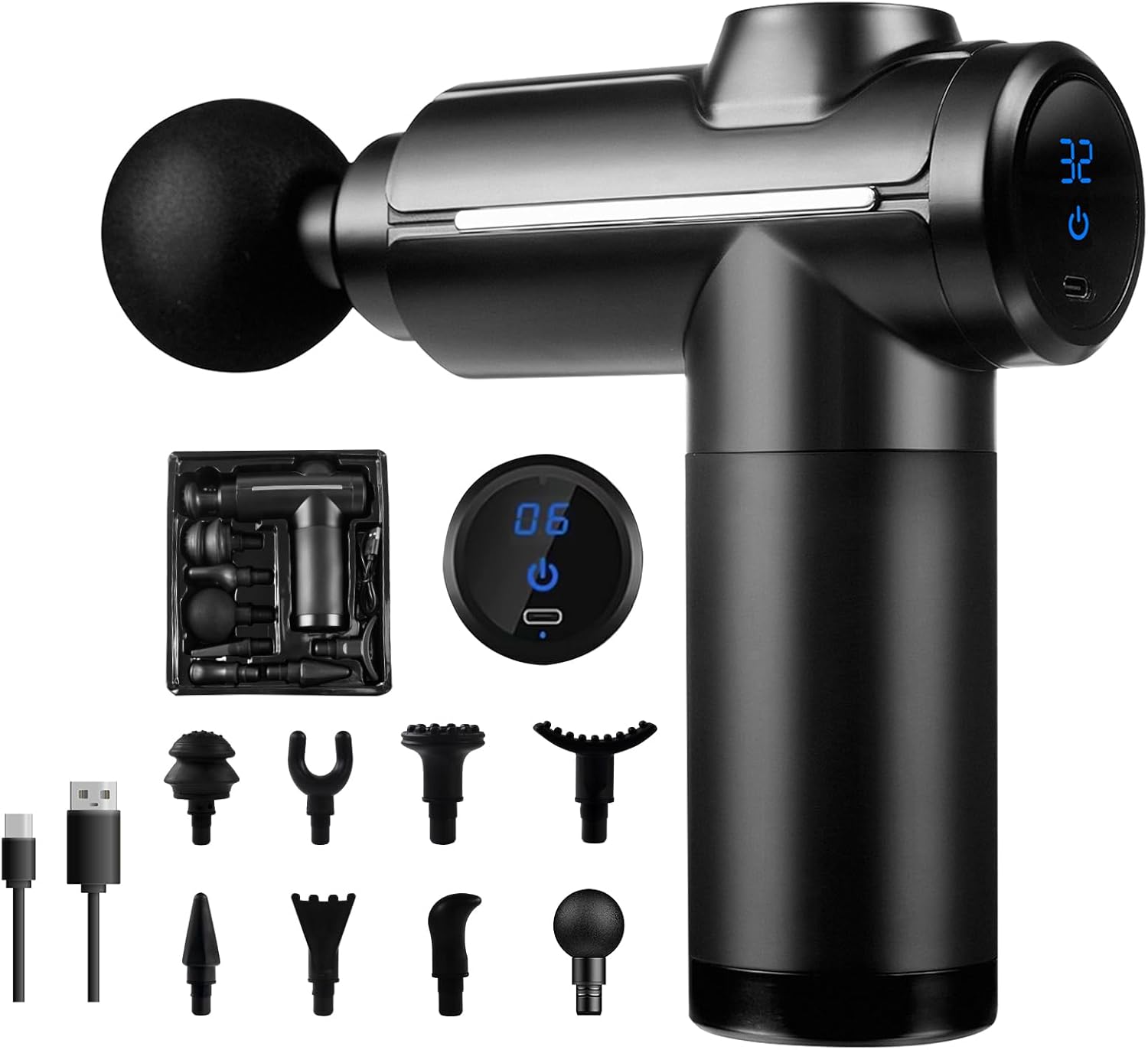 ปืนนวดกล้ามเนื้อแบบเพอร์คัชชัน - Massage Gun บทวิจารณ์และราคา