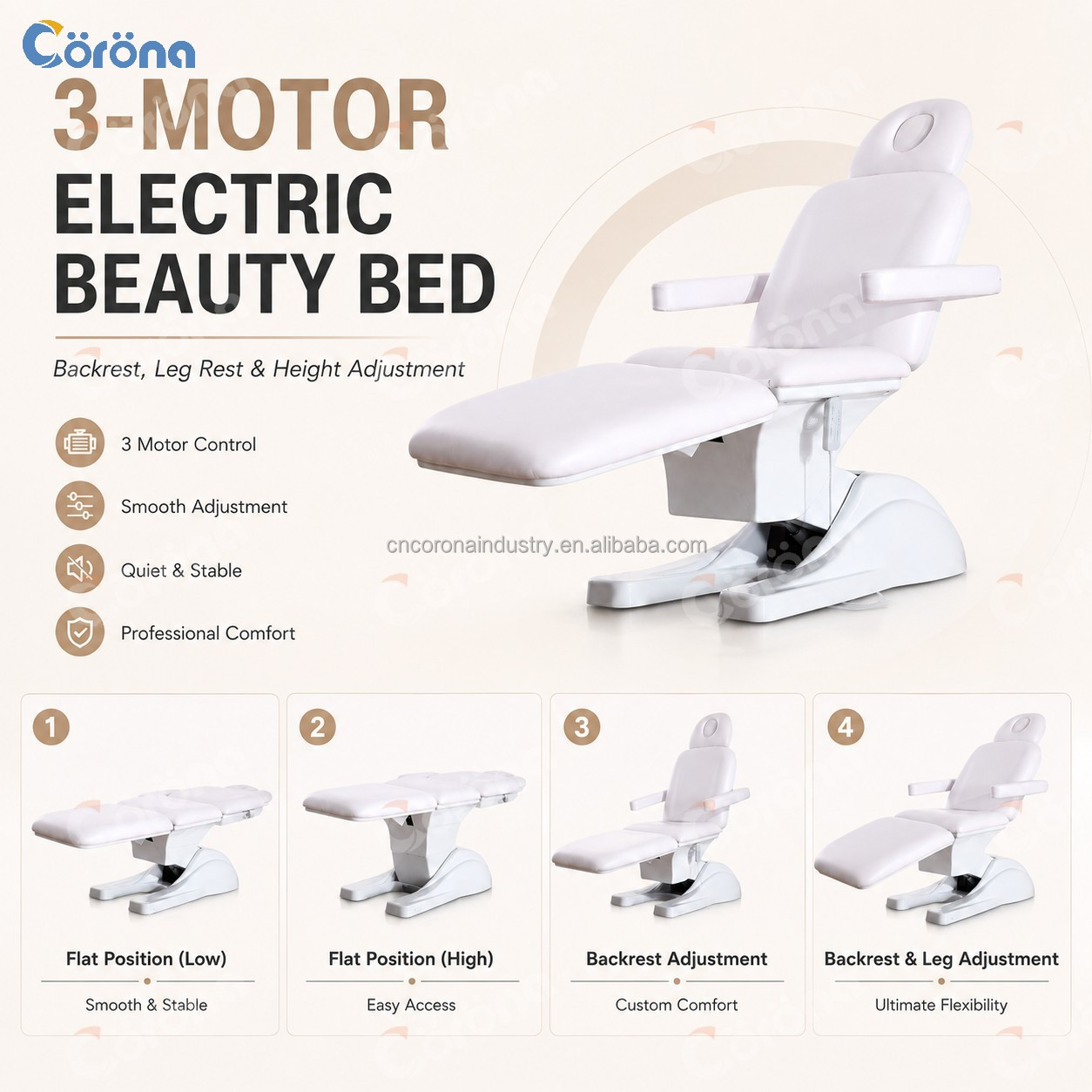 เตียงสปาไฟฟ้าเชิงพาณิชย์ ปรับเ - Spa Massager บทวิจารณ์และราคา