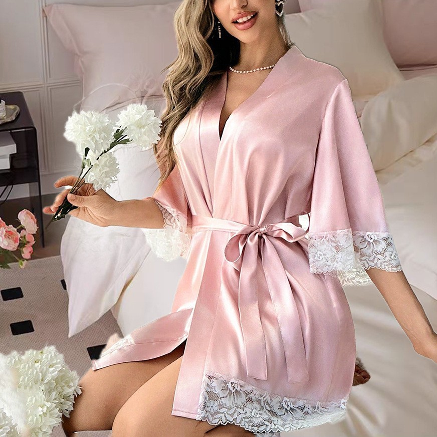 ชุดคลุมอาบน้ำเจ้าสาวสไตล์ยุโรป - Bathrobe บทวิจารณ์และราคา