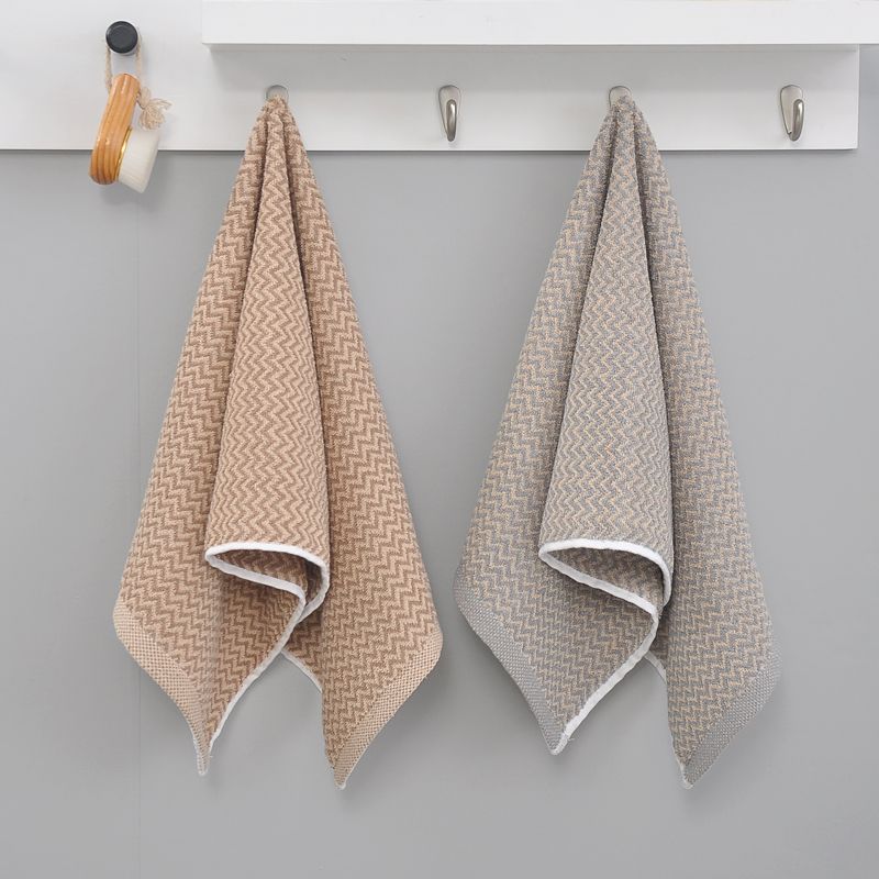 ชุดผ้าขนหนูผ้าฝ้ายลายก้างปลา 3 - Spa Towel บทวิจารณ์และราคา